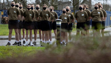 British Army recruits