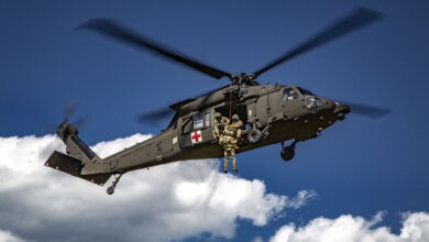 US Army’s Black Hawk helicopter.