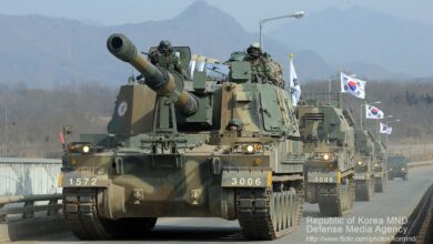 K9 howitzers