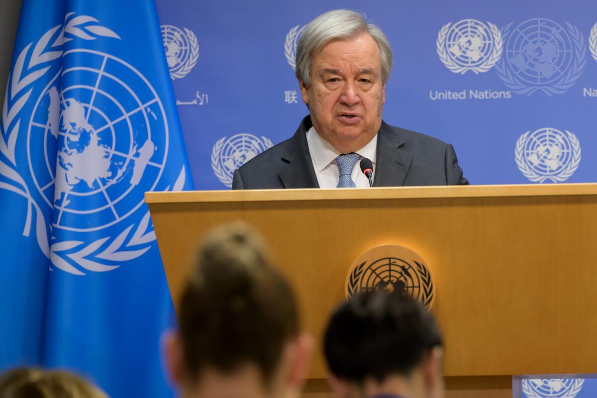 Secretary-General Briefs Press on Recent Developments in Middle East Secretary-General António Guterres briefs reporters on recent developments in Israel and Gaza. "I appeal to all parties – and those who have an influence over those parties -- to avoid any further escalation and spillover. I call for the immediate release of all Israeli hostages held in Gaza.  Civilians must be protected at all times.  International humanitarian law must be respected and upheld, " said the Secretary-General.