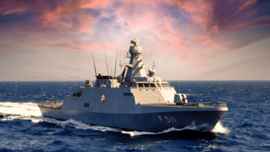 Turkey's lead Ada class corvette TCG Heybeliada