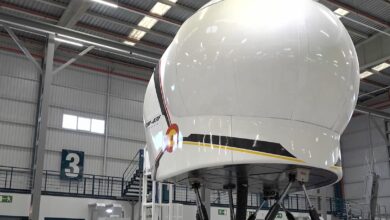 Chinook CH-47F helicopter simulator developed by Indra.