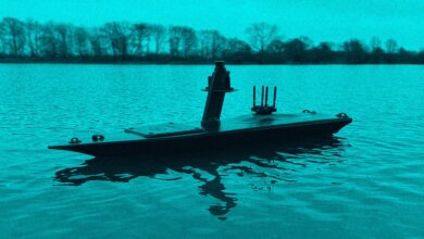 Q-RECON uncrewed surface vessel.