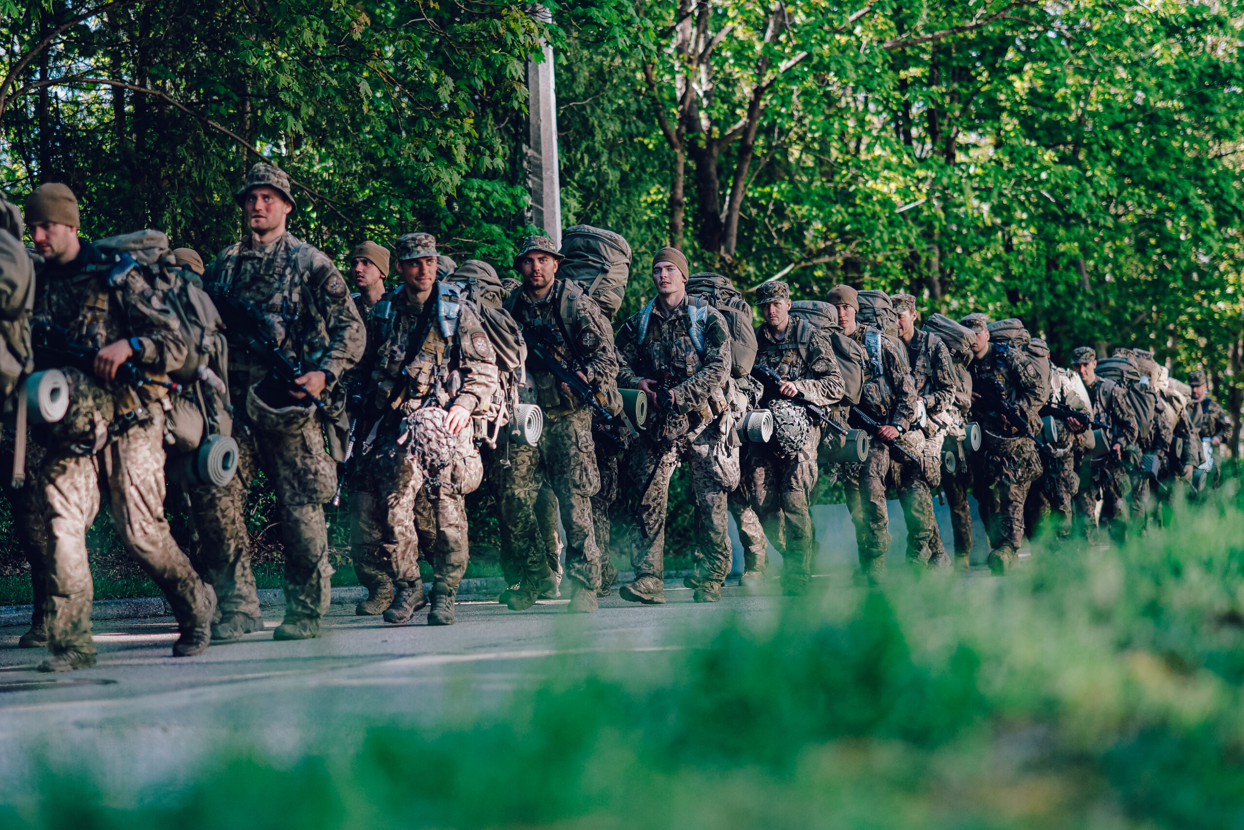 Combat Endurance Course 2025 has endedThe Latvian National Defence Academy has completed a Combat Endurance Course, during which future officers performed various tasks under conditions of increased strain, stress and fatigue. Photo: Armīns Janiks (Ministry of Defence)