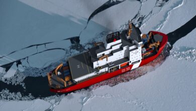 Canadian Coast Guard's icebreaker vessel.