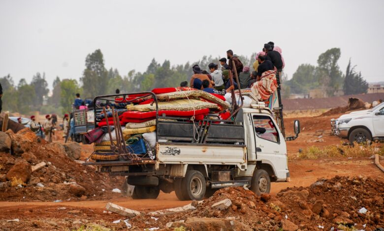 Around 1,500 people from Bedouin tribal families who had been held in Sweida governorate were evacuated under a ceasefire agreement, following fierce clashes between tribal forces and Druze gunmen