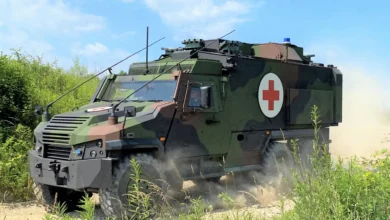Eagle 6x6 in a medical vehicle variant