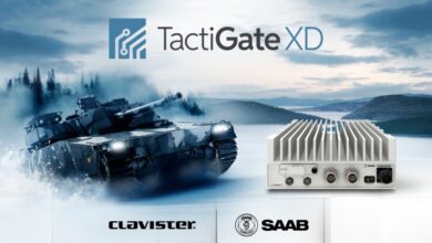 TactiGate XD integrates Saab’s TactiGuard and Clavister’s CyberArmour firewall.