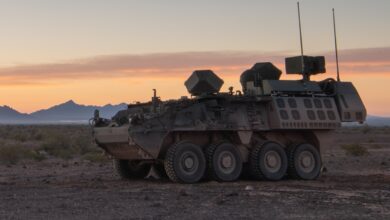 The Directed Energy Maneuver-Short Range Air Defense system is a 50kW-class laser designed to protect divisions and brigade combat teams against unmanned aircraft systems, rotary and fixed-wing threats, rockets, artillery, and mortars.