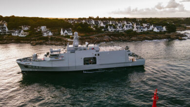 Belgium's lead City-class mine countermeasures vessel, the Oostende (M940). Photo: Belgian Navy