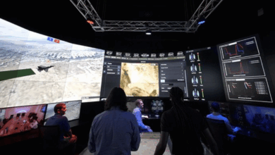 Lockheed Martin’s AI technology during a demonstration.