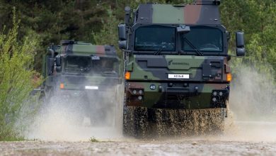 Rheinmetall's HX 8x8 trucks.