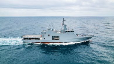 Colombian Navy's ARC 24 de Julio Ocean Patrol Vessel
