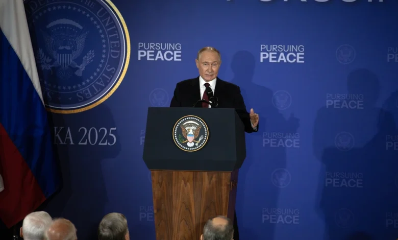Russian President Vladimir Putin at a 2025 summit.