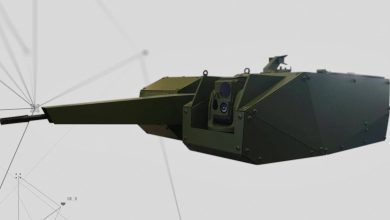 Rheinmetall's CT25 turret fire control system.
