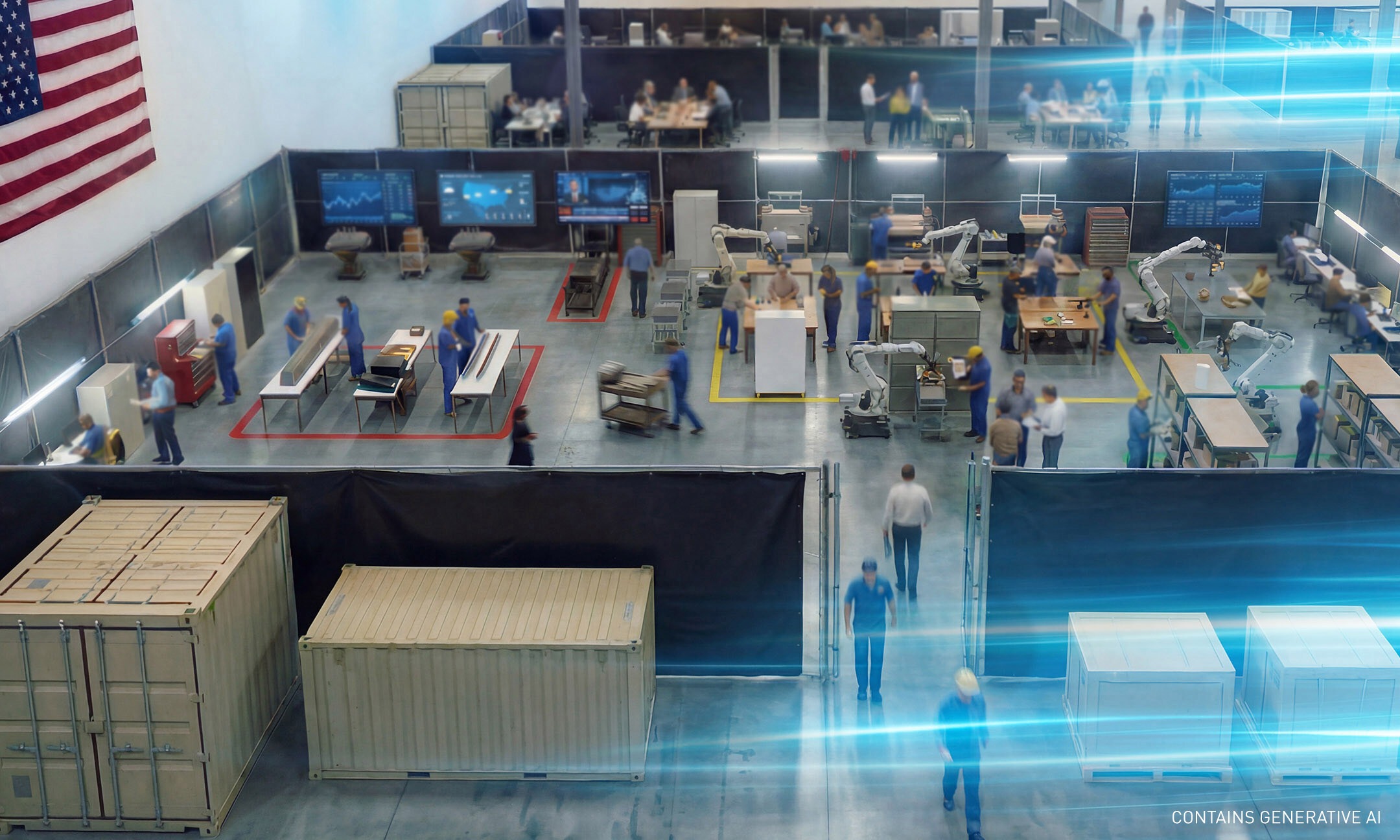 A rendering of how Lockheed Martin’s Rapid Fielding Center can be customized for unique development programs, accelerating the timeline from concept to production.
